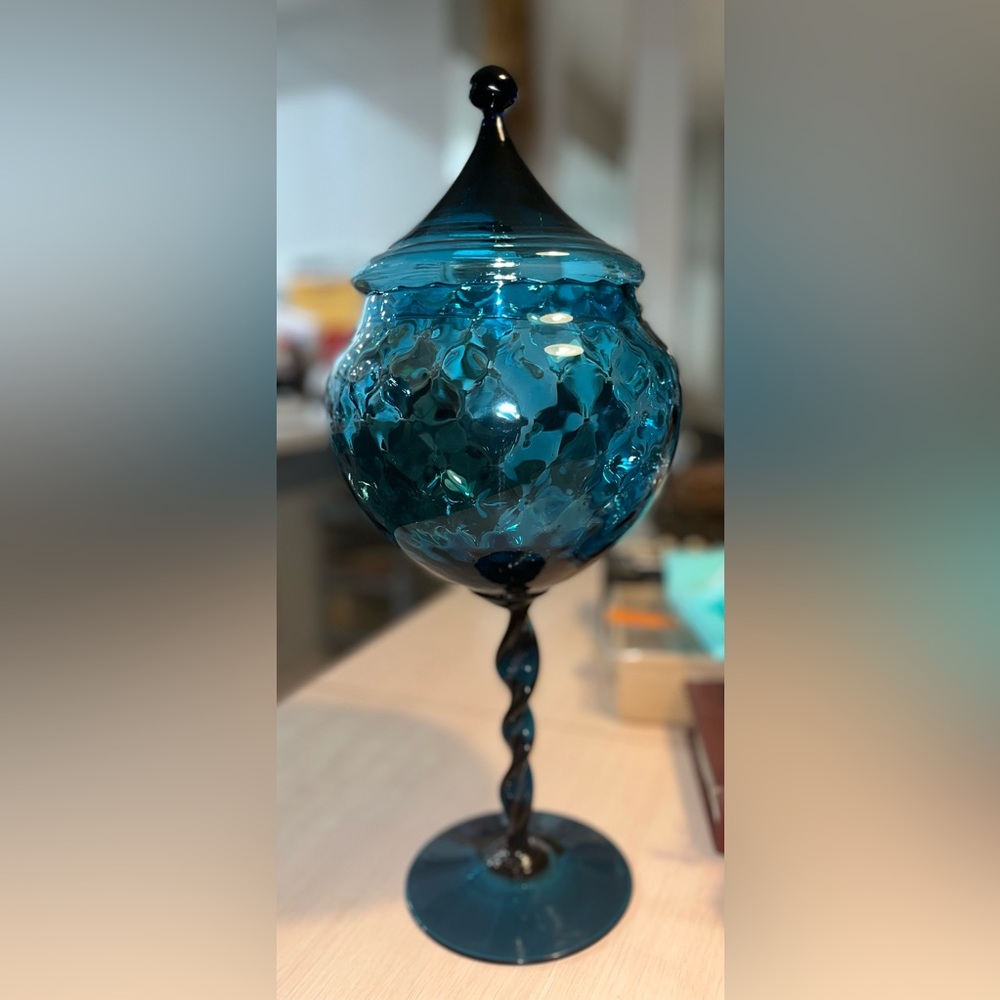 Vintage Empoli MCM Italian Art Glass